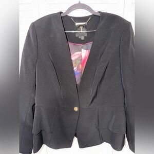 Ted Baker Black Blazer with Gold Button US Size 12